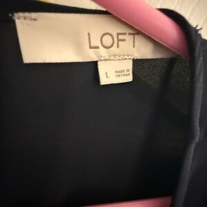 LOFT Midnight Black Top